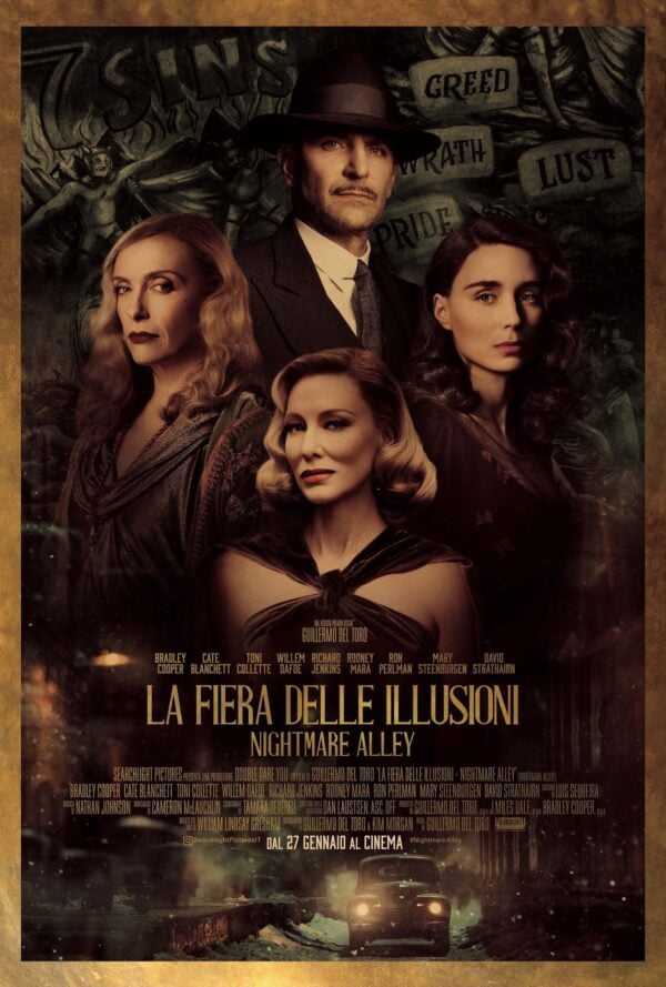 Poster La Fiera delle Illusioni – Nightmare Alley