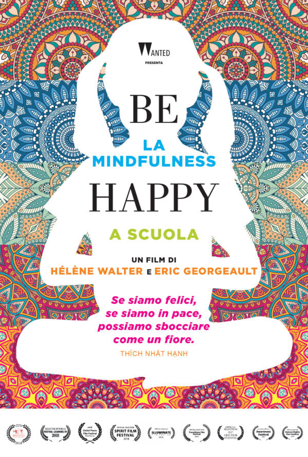 Poster Be happy: La mindfulness a scuola