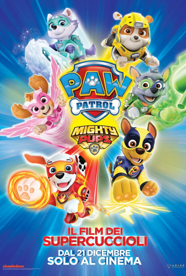 Poster Paw Patrol Mighty Pups – Il Film dei Super Cuccioli