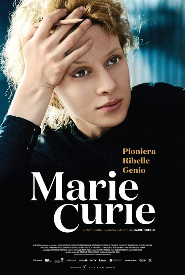 Poster Marie Curie – Pioniera. Ribelle. Genio.