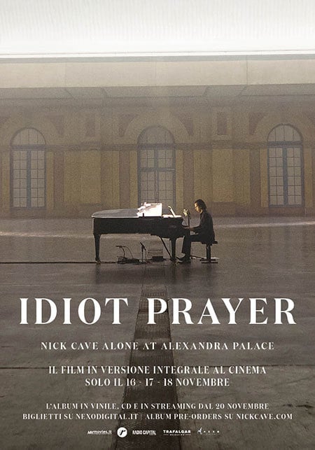 Poster Nick Cave – Idiot Prayer | Alone at Alexandra Palace