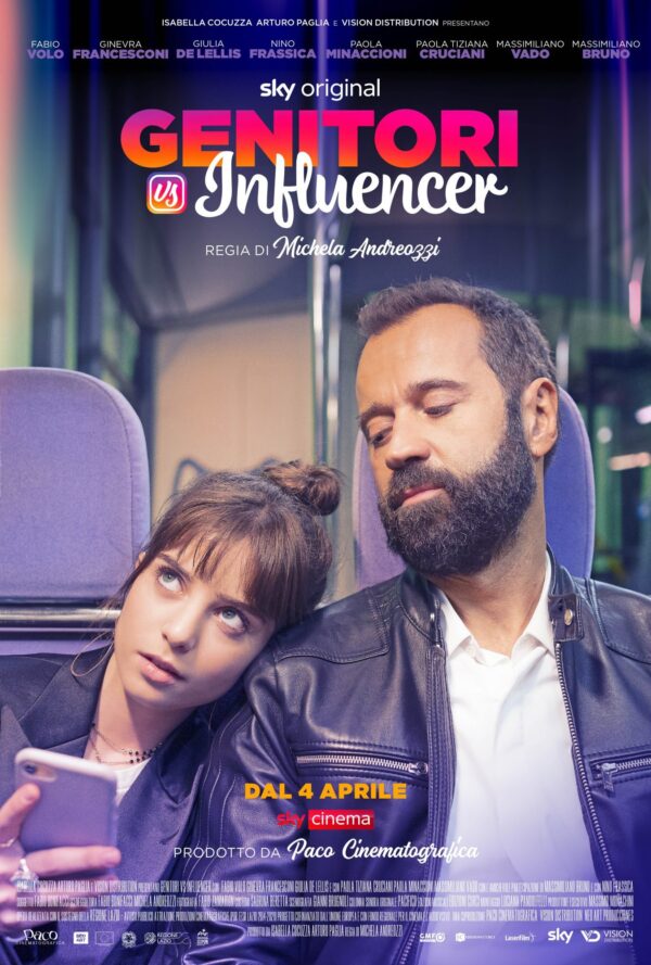 Poster Genitori vs influencer