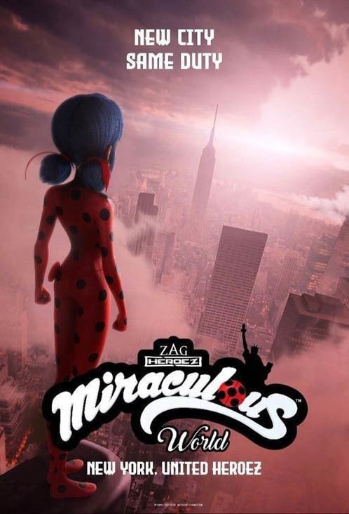 Poster Miraculous World: New York, Eroi Uniti