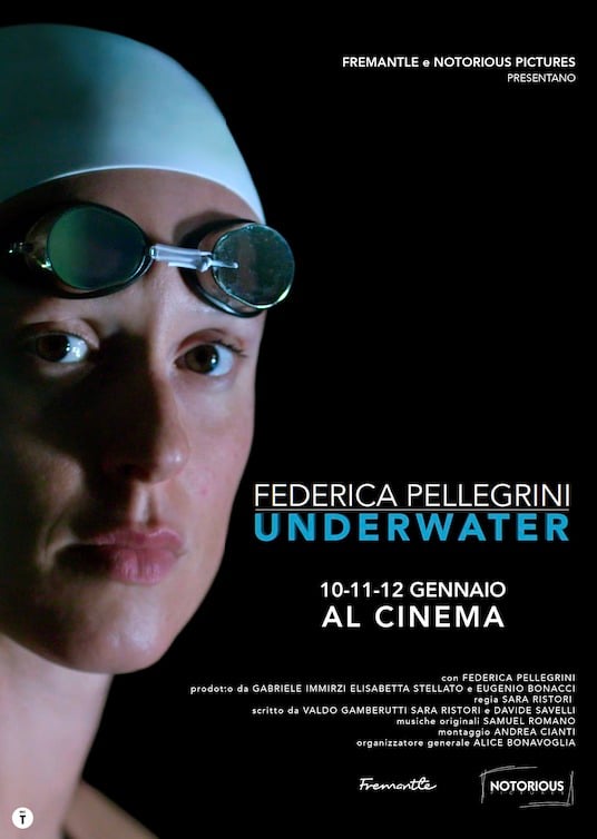 Poster Federica Pellegrini UNDERWATER