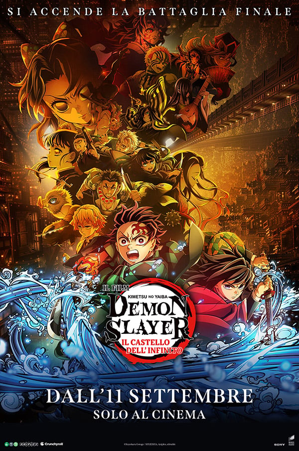 Poster Demon Slayer: Kimetsu no Yaiba Il castello dell’infinito