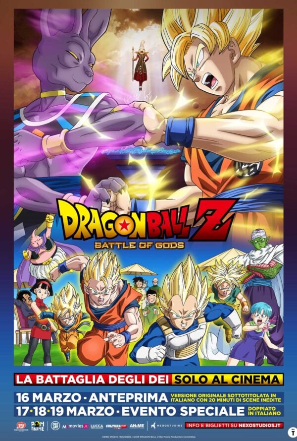 Poster Dragon Ball Z: La Battaglia degli Dei