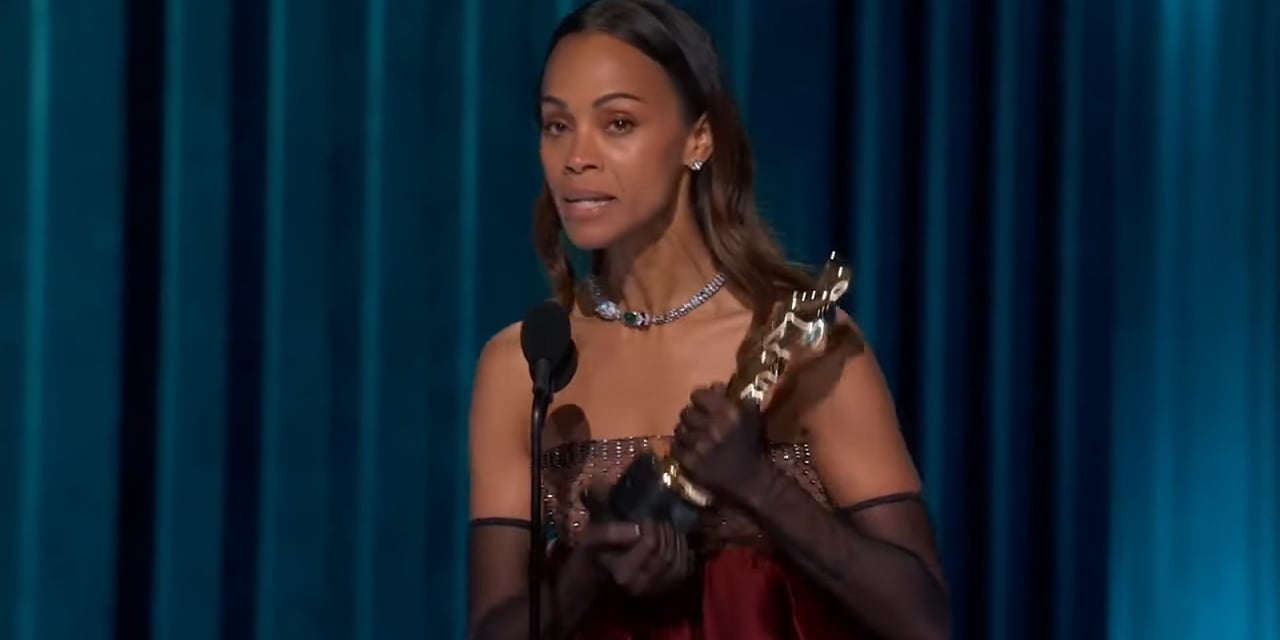 Oscar 2025, Zoe Saldaña vince come miglior attrice non protagonista