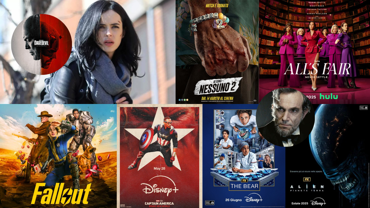 Krysten Ritter nel cast di Daredevil: Rinascita, torna Jessica Jones, i nuovi trailer per Io sono Nessuno 2 e All’s Fair di Ryan Murphy e molto altro