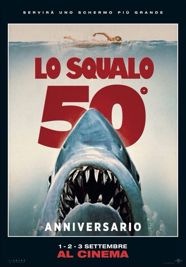 Poster Lo squalo (Riedizione)