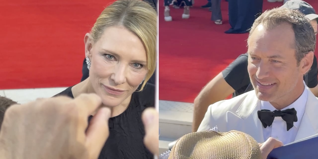 Venezia 82: foto e video in esclusiva del quinto giorno con Cate Blanchett e Jude Law