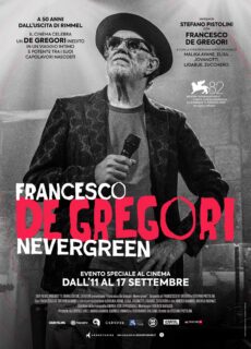 Poster Francesco de Gregori. Nevergreen