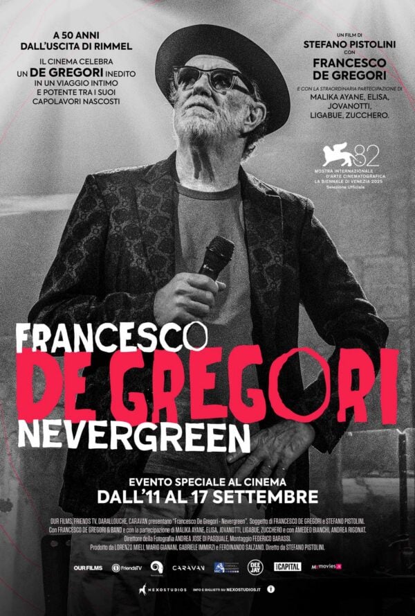 Poster Francesco de Gregori. Nevergreen