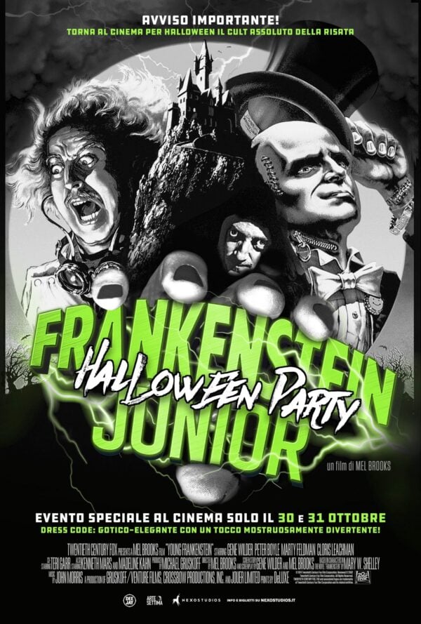 Poster Frankenstein Junior Halloween Party